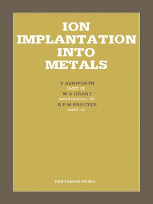 cover image of Ion Implantation Into Metals